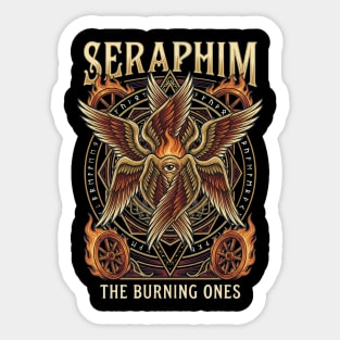 Seraphim The Burning Ones Angelic Vision Sticker